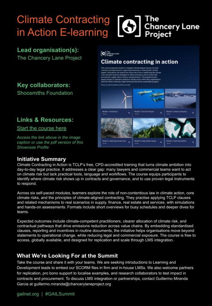 Climate Contracting in Action - Impact Showcase Submission